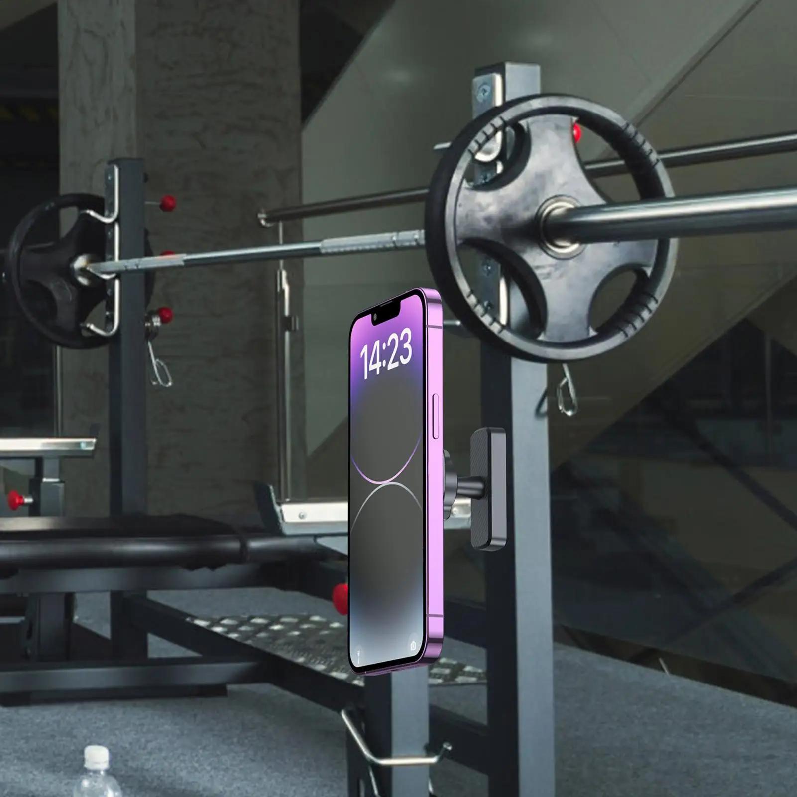 

Магнит-держатель для телефона для спортзала, 17 мм, регулируемый на 360 градусов, аксессуары для йоги, магнитный держатель для телефона для тренажерного зала, автомобиля, домашнего офиса, путешествия, грузовика