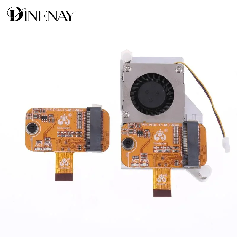 HAT di espansione SSD PCIe a 5 canali M.2 NVMe 2230 Design differenziale FPC integrato di grado industriale per l'espansione multi unità