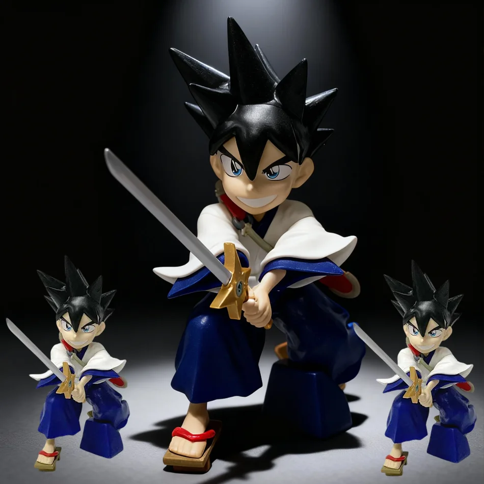 In Stock 17cm Kenyuu For Densetsu Y aiba Anime Action Figure Collectible Model Decoration - Perfect Gift for Boys New Year gift