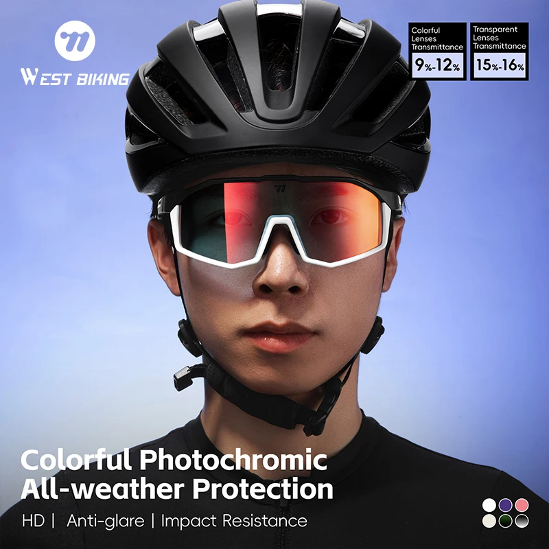 

Women's Fashion Photochromic Sports Glasses Large Frame Outdoor Cycling Hiking Sunglasses Men's Fishing Driving Glasses UV400