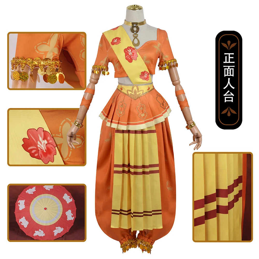 King of Glory Game Gongsun Li Cosplay Costume, Robe de princesse, Costume d'Halloween, Style Prairie