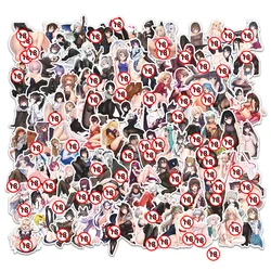 10/30/50/100PCS Hentai Waifu Stickers,Sexy Anime Girl Stickers per adulti, decalcomanie impermeabili per bottiglie d'acqua Laptop Skateboard