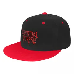 Kanibal trup zespół Death metalowy czapka z daszkiem mężczyźni zarżali czaszkę grobowiec czapka typu Snapback Hip Hop czapka przeciwsłoneczna na zewnątrz