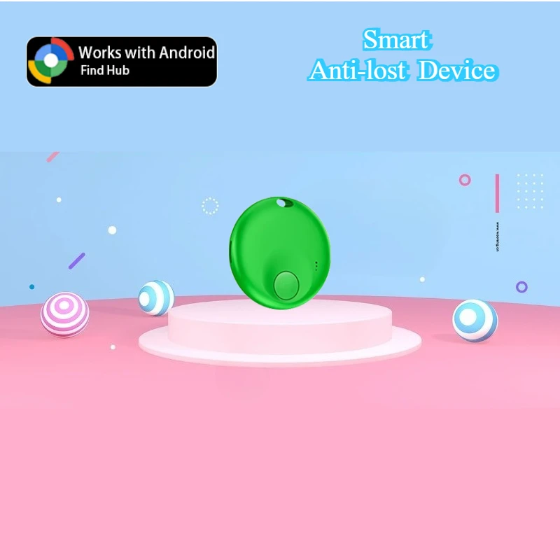 

Android Smart Anti-loss Tag Tracker Bluetooth Locator Google Find Hub Device Search Tracking Keychain Pet Kids Elderly Finder