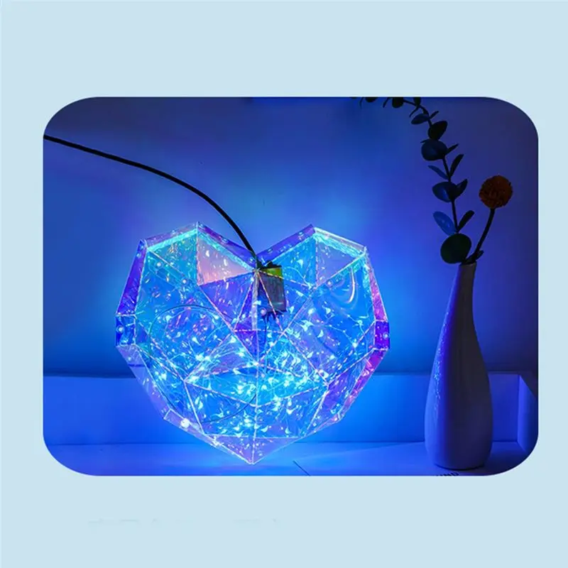【Lamp】 Heart Night Light for Kids, USB Illusion Night Lamp Gifts for Children Boy Girls