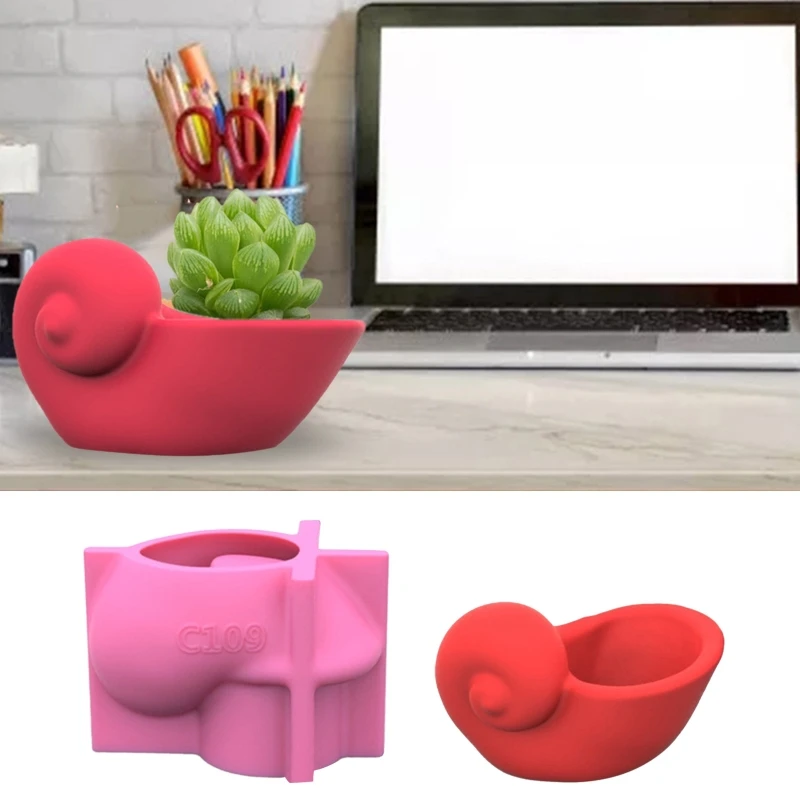 

DIY Silicone Geometry Flower Pot Storage Box Mold for Succulent Plants Decor DXAA