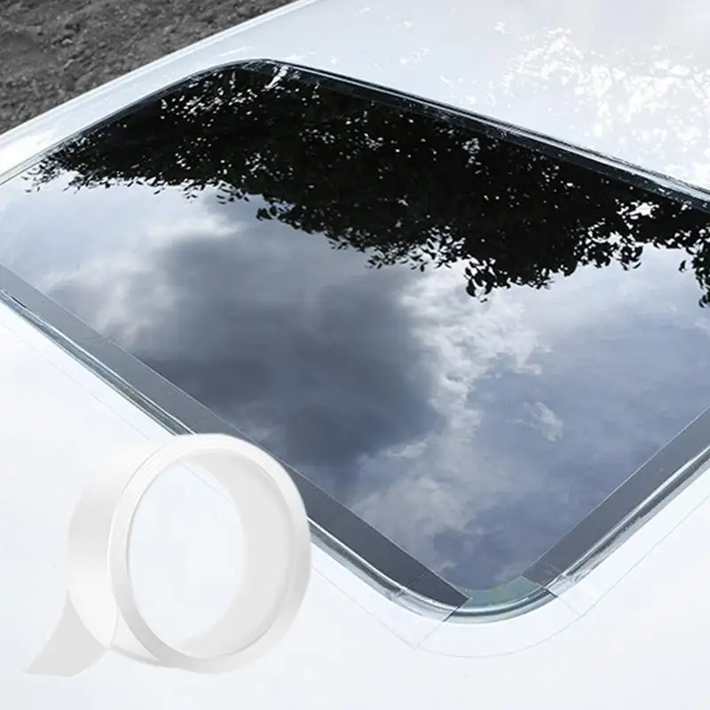 RV Roof Tape Sunroof Sealing Film Roof Leaking Transparent  Stop Roof Leaks Sticker Tape For Leaks Roof Sealant For Panoramic