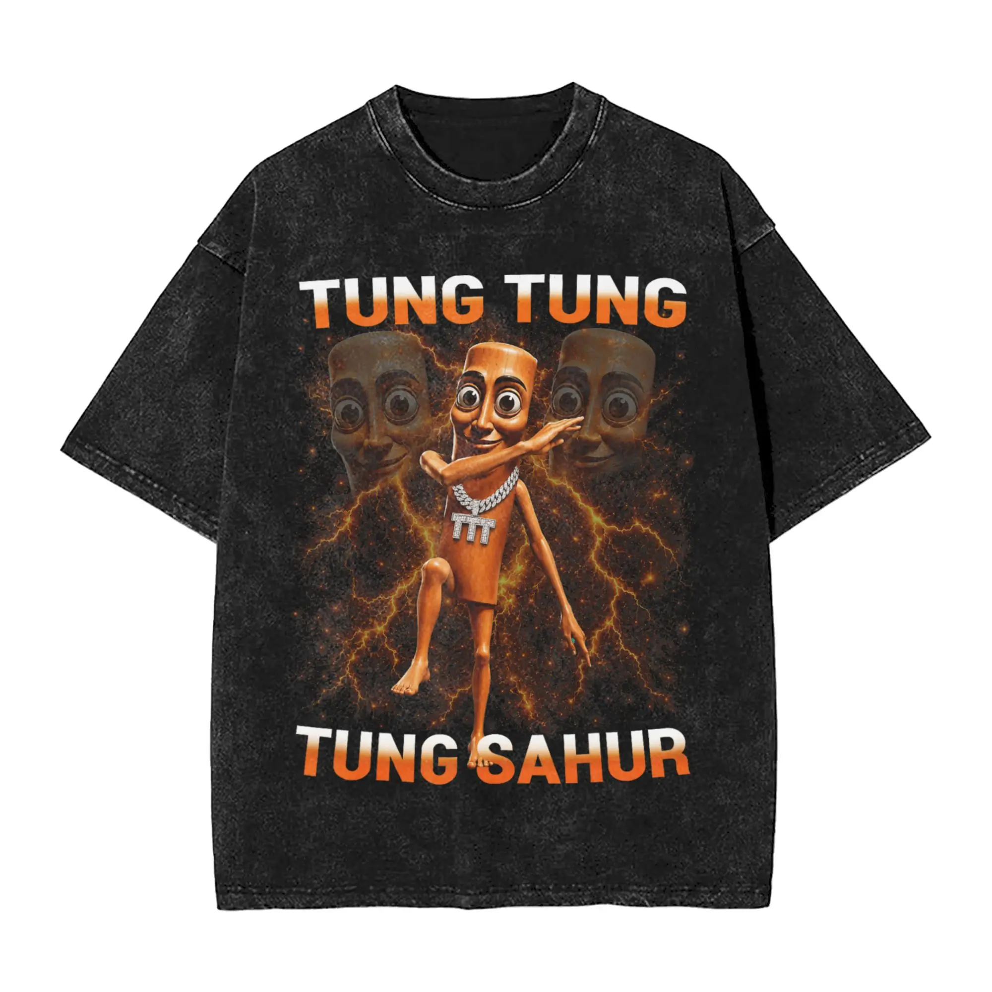 Tung Tung Tung Sahur is Calling Funny Viral Dance Meme T Shirt Men  Cotton Humor T-Shirt Tees Short Sleeve Tops Graphic Printed