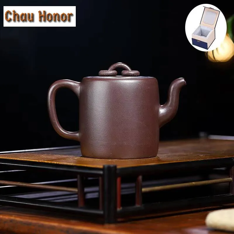 

230ml Tradition Yixing Purple Clay Teapot Handmade Filter Beauty Pot Chinese Zisha Tea Set Accessories Customized Drinkware Gift