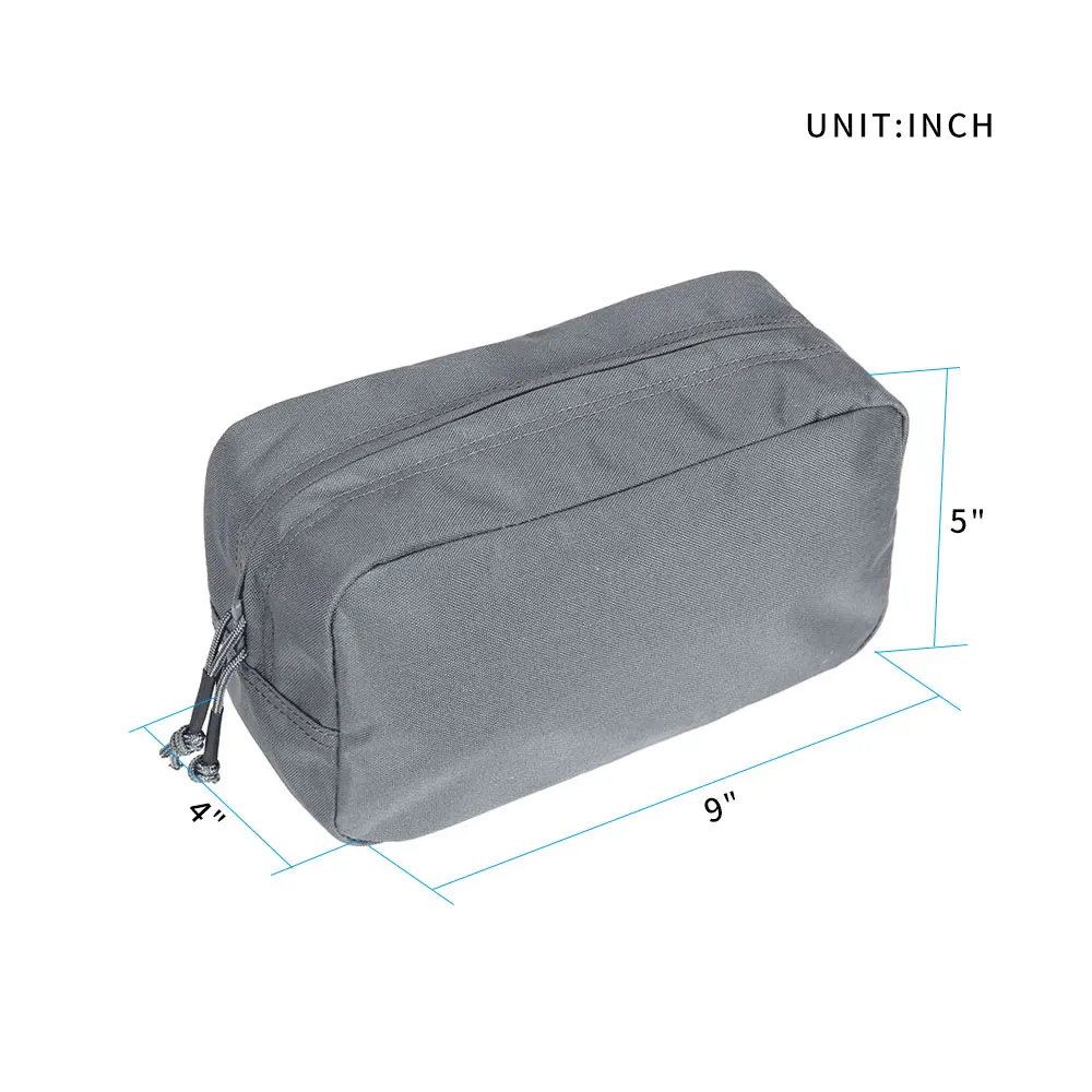 EXCELLENT sac à outils tactique Molle ELITE, pochette d'edc utilitaire de chasse en plein air, pochettes horizontales à fermeture éclair