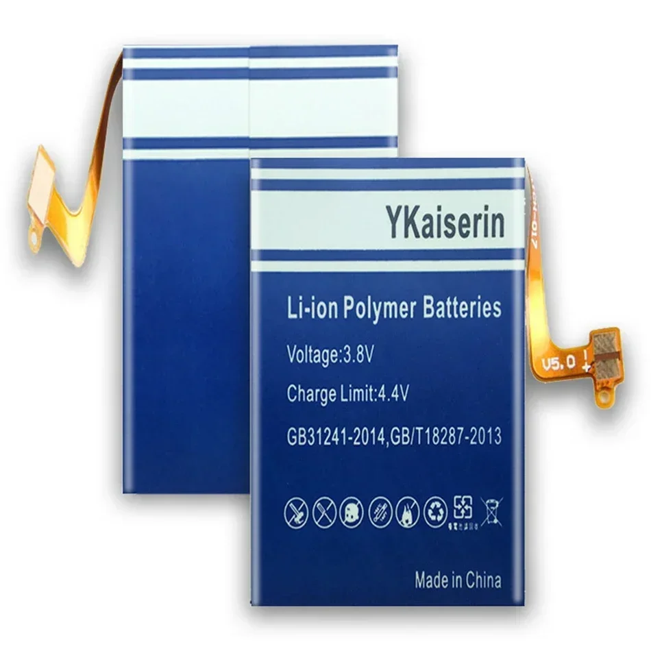 YKaiserin EB-BR730ABE Battery for Samsung Gear S2 3G Version R730 SM-R600 SM-R730S SM-R730A SM-R735t SM-R730T Batteries  +Tools