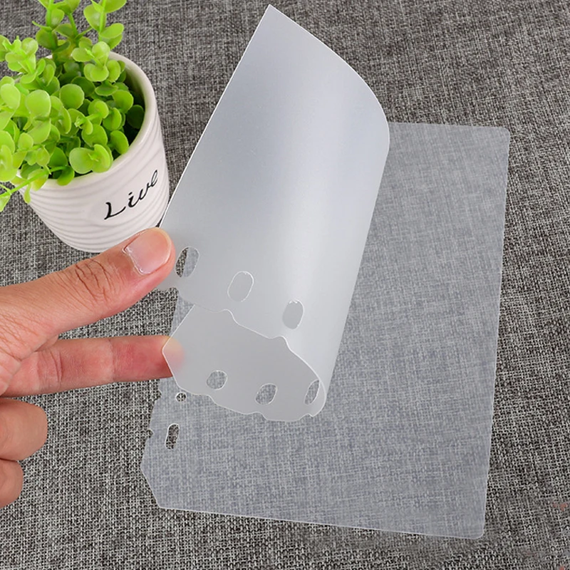 5pcs A5 A6 A7 B5 A4 Loose-Leaf Divider Baffle PP Transparent Matte Protecting Inner Paper Spacer Organizer Separator Board Pages