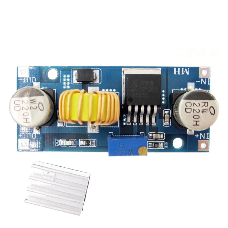 調整可能な電源モジュール,リチウム充電器,xl4015,DC-DC,ステップダウン,10個,5a