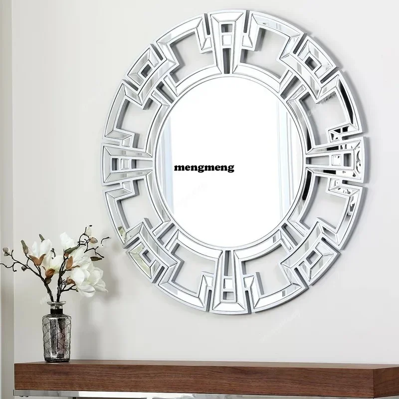 H134 European sunglasses dining side wall decorative mirror round bathroom bedroom fireplace art mirror