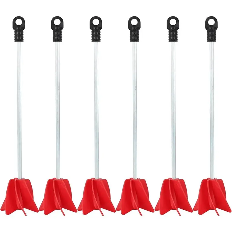 

F-F Industrial Stirrer Paddle-11.8", 6-Pack Helix Paint Mixer Attachment For Drill- Epoxy Resin Mixing Tool(1 To 5 Gallon)