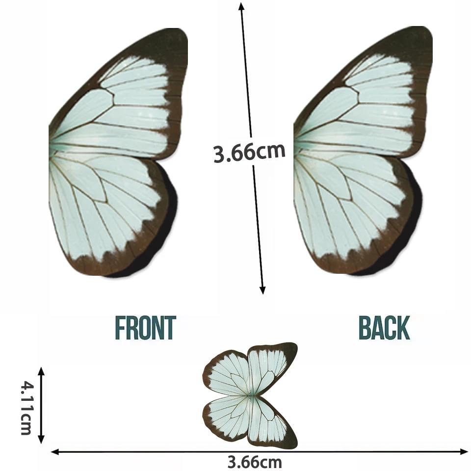 5Pcs Butterfly Magnetic Bookmarks Vintage Book Marker Double Sided Magnetic Page Markers Page Clip Buckles for Book Lover