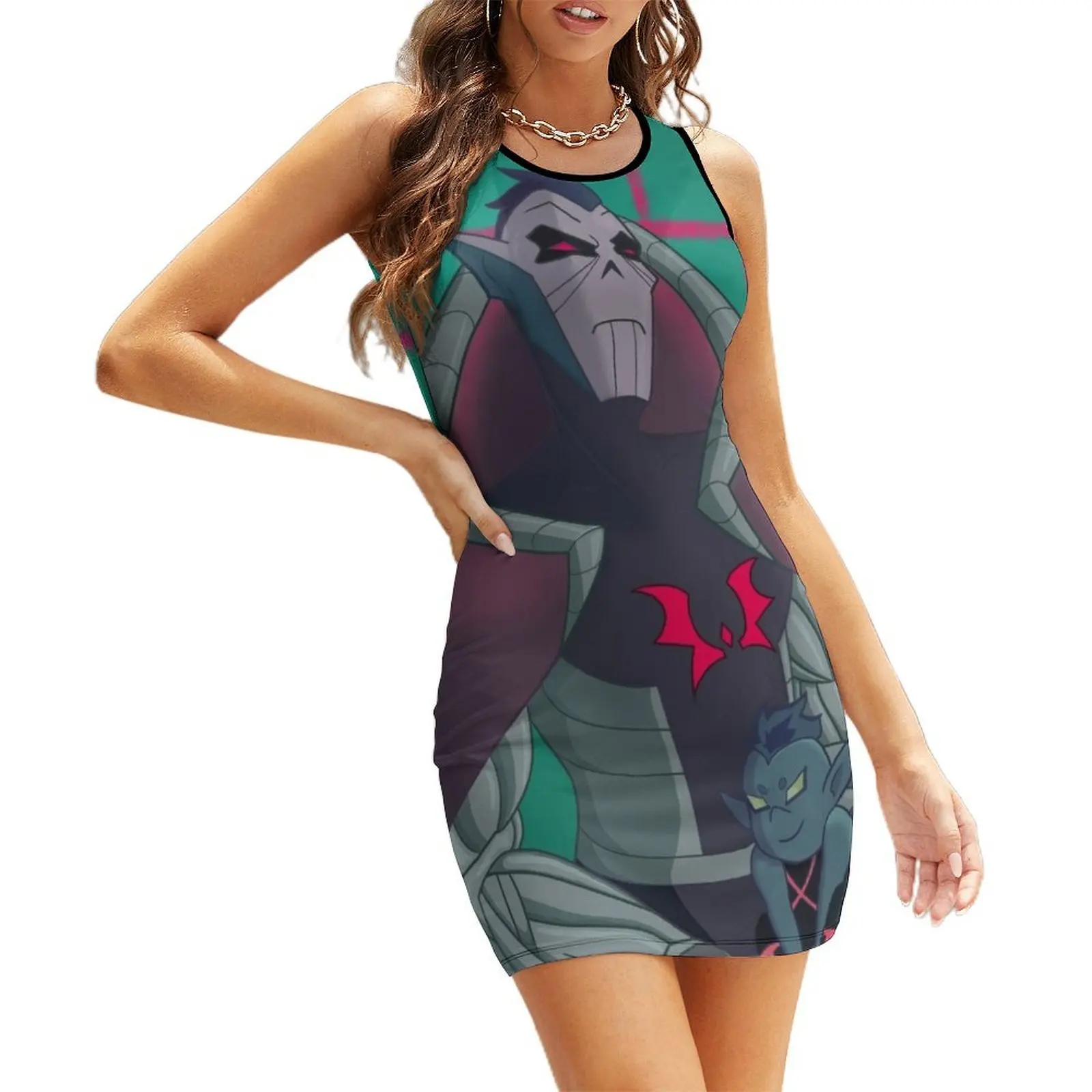 

Hordak from She-Ra Sleeveless Sundress cute dress chic and elegant woman dress bandage dress summer clothes