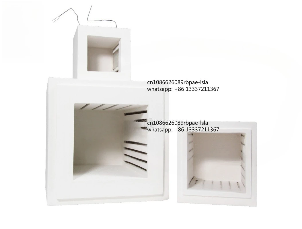 1100c - 1800c Refractory Alumina Ceramic Fiber  Chamber for Muffle with Heater