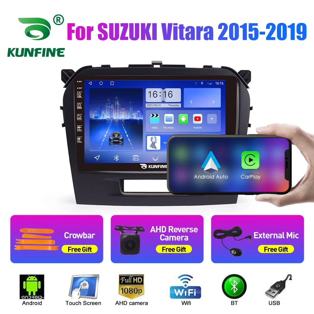 

Car Stereo for SUZUKI Vitara 2015-2019 Octa Core Android 10.0 Car DVD GPS Navigation Player Deckless Radio Headunit