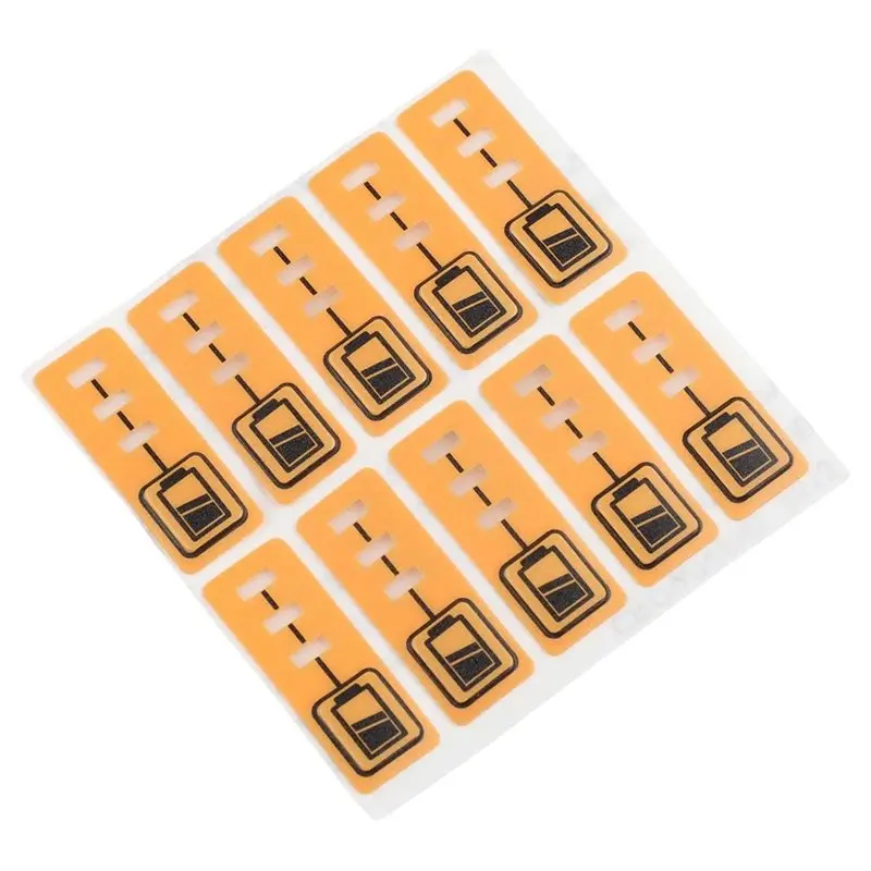 DTB7 10PCS Battery Capacity Key Stickers for DCB200 DCB140 DCB182 18V 14.4V Lithium Battery Replacement