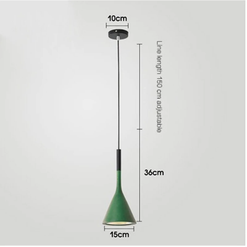 Modern Minimalist Single Head Chandelier Nordic Style Bedhead Pendant Light Bedroom Restaurant Bar Counter Study Decoration Lamp