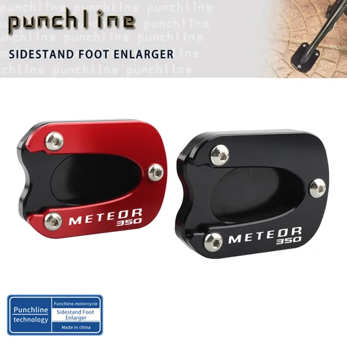 Imagen 1 del producto Para Meteor 350 2021-2023 Meteor350 2022 soporte lateral ampliar soporte lateral ampliador de pie
