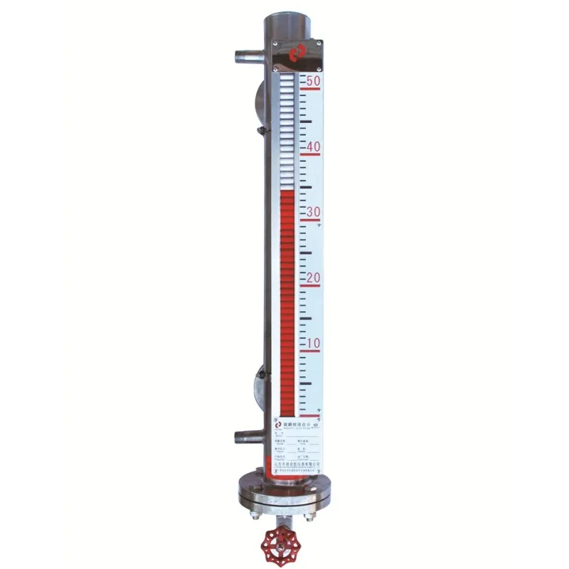 Water Tank Magnetic Level Gauge Flap Flip Digital Signal 4-20mA Output OEM Customizable High Accuracy Liquid Level Indicator