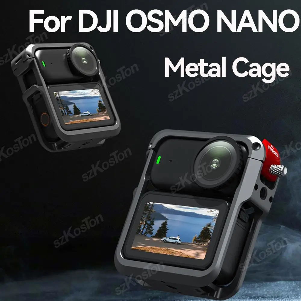 

Защитный чехол для кроличьей клетки для DJI Osmo Nano, защитная рамка из алюминиевого сплава, расширительная защита, аксессуар для камеры с металлическим каркасом
