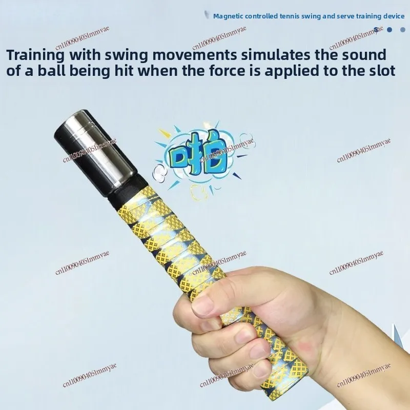 

Tennis Magnetic Control Service Swing Strength Trainer Simulates Batting Sound