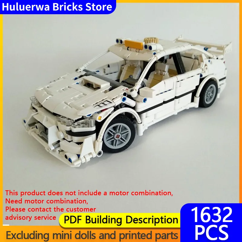 

Speed Racing Car Model MOC Building Bricks 406 City Taxi Modular Technology Gifts Holiday Assemble Children Toys Suit
