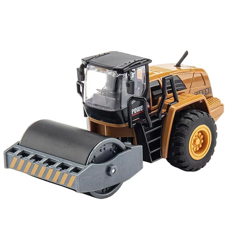 New Alloy Construction Vehicles Construction Truck with Lights & Movable Joints Bulldozers Excavators Forklift Mini Truck Toy