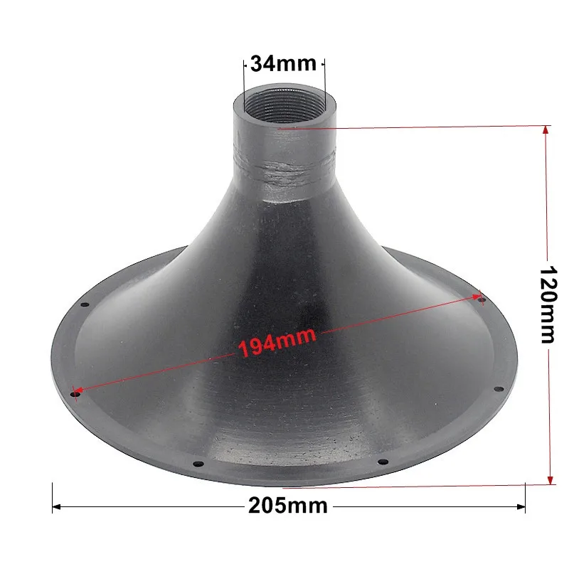 2PC Tweeter Speaker Horn 150/205mm Car HiFi Treble Accessories For Home Theater Professional Audio DJ Mixer Public Address