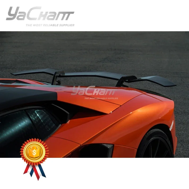 

Стильный кованый спойлер из композитного углеродного волокна для багажника, подходит для всех моделей Aventador 2011-2017 годов, стиль VRS ZE, задний спойлер.
