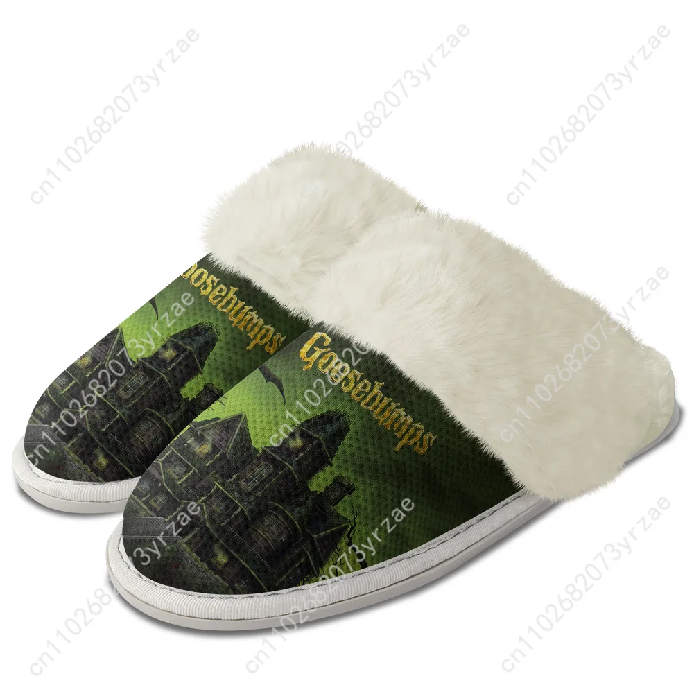 حذاء دافئ بحافة من القطيفة من Goosebumps للرجال والنساء، شبشب كاجوال للمنزل وغرفة النوم، حذاء حراري خفيف الوزن مخصص