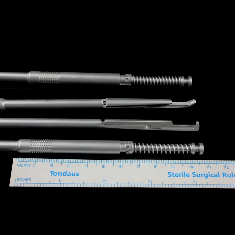 Minimally invasive ultra-thin lamina rongeur UBE gun type lamina rongeur 360 degree rotating spinal orthopedic instrument