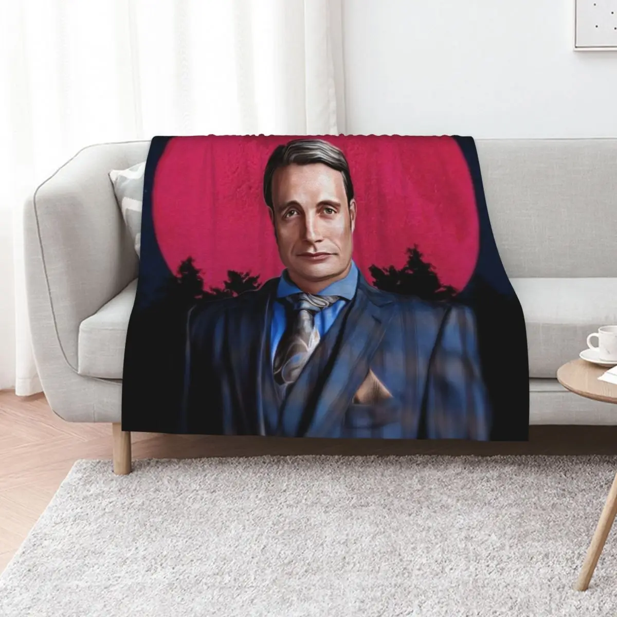 

Red Moon Hannibal Throw Blanket Soft blankets and throws Bed Fashionable warm for winter Blankets