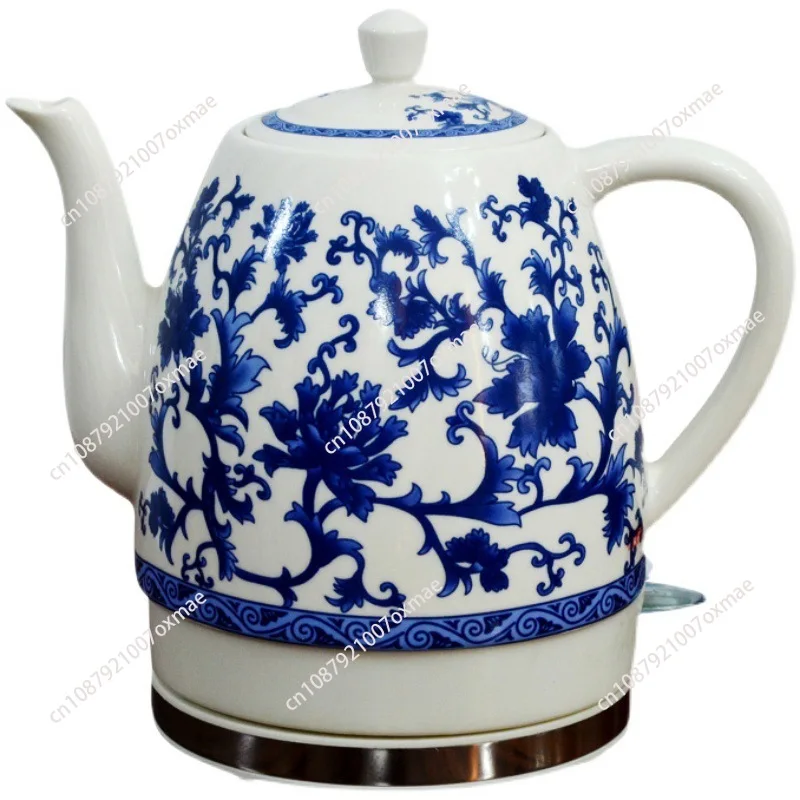 

1-литровое автоматическое отключение керамического электрического чайника, пищевой керамический электрический чайник, домашний чайник, керамический