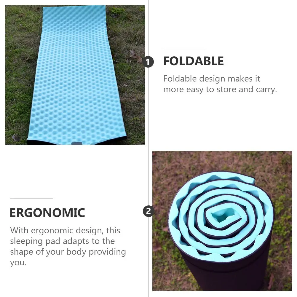 

EVA Camping Sleeping Pad 180x50x1.5 Foldable Lightweight Travel Mat Picnic Blanket Hiking Outdoor Pad