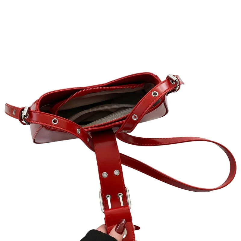 Fashionable Single Shoulder Bag Crossbody Purse PU Leather Square Bags for Women