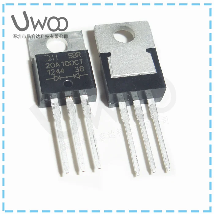 100%Original  New SBR20A100CT 20A 100V TO220 SBR20A100CTE 20A100CTE 20A 100V TO262