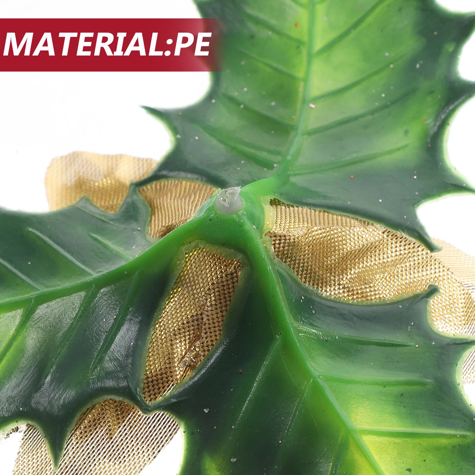

5pcs Christmas Tree Decor Artificial Poinsettia Flowers Glitter Fake Flower Diy Wreath Vase Garland Xmas Party Decorations
