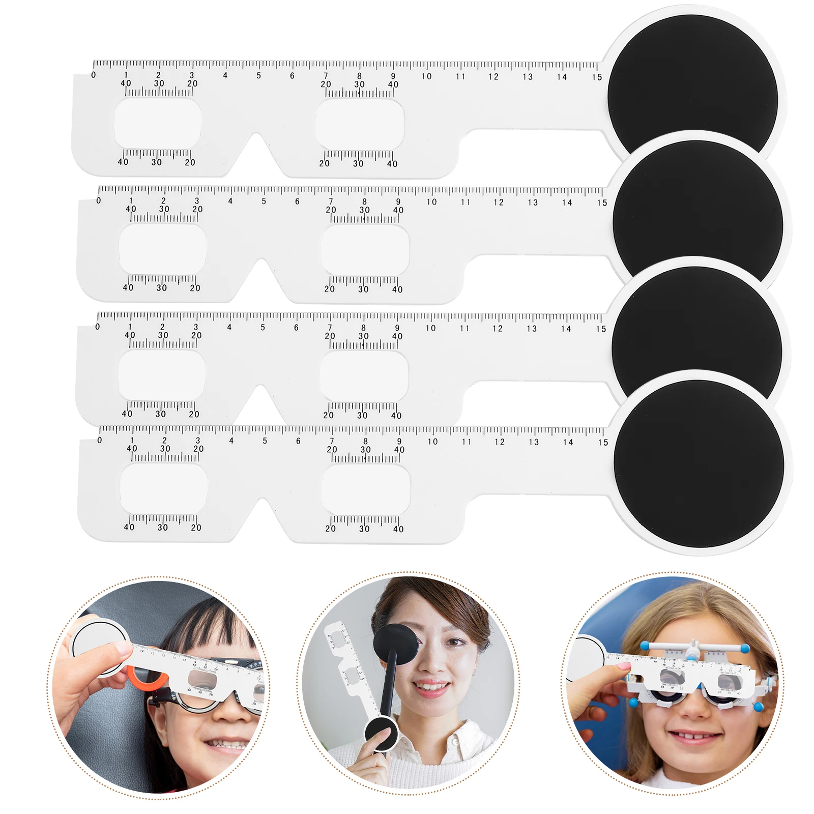 Pupil Distance Ruler Measuring Optical Meter Eye Distances Digital Pd Measurement Tool