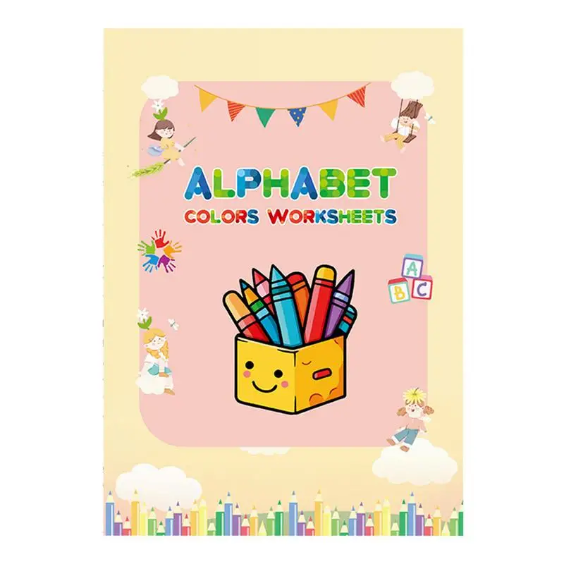 

Coloring Books For Kids Alphabet Tracing Book Preschool Learning Activities For Toddler Boys And Girls Number Recognition And