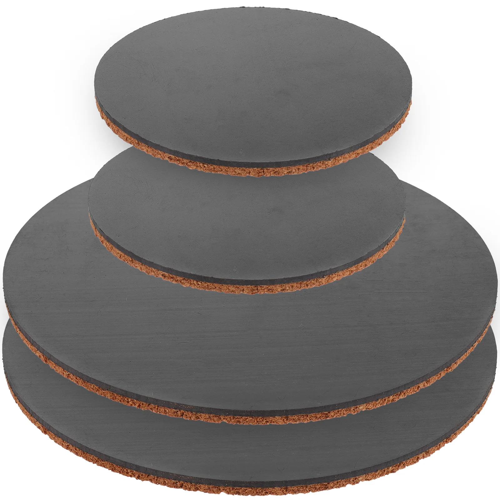 

4pcs Cork Coasters Reusable Heat Resistant Non-Slip Tabletop Cup Mat For Home Office Tea Coffee Drink Protection Flowerpot Mat