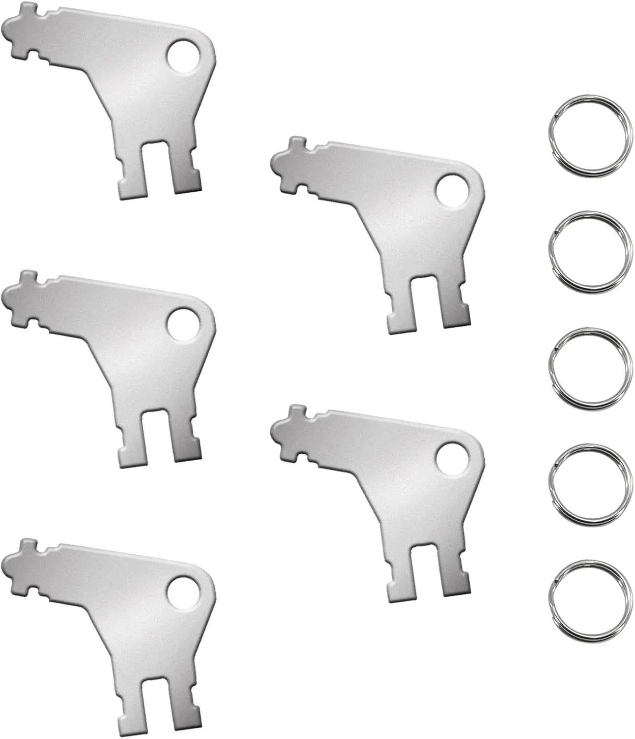 

Towel Dispenser Key, 5Pcs Universal Dispenser Key for GP Towel Dispensers and Toilet Paper Dispensers