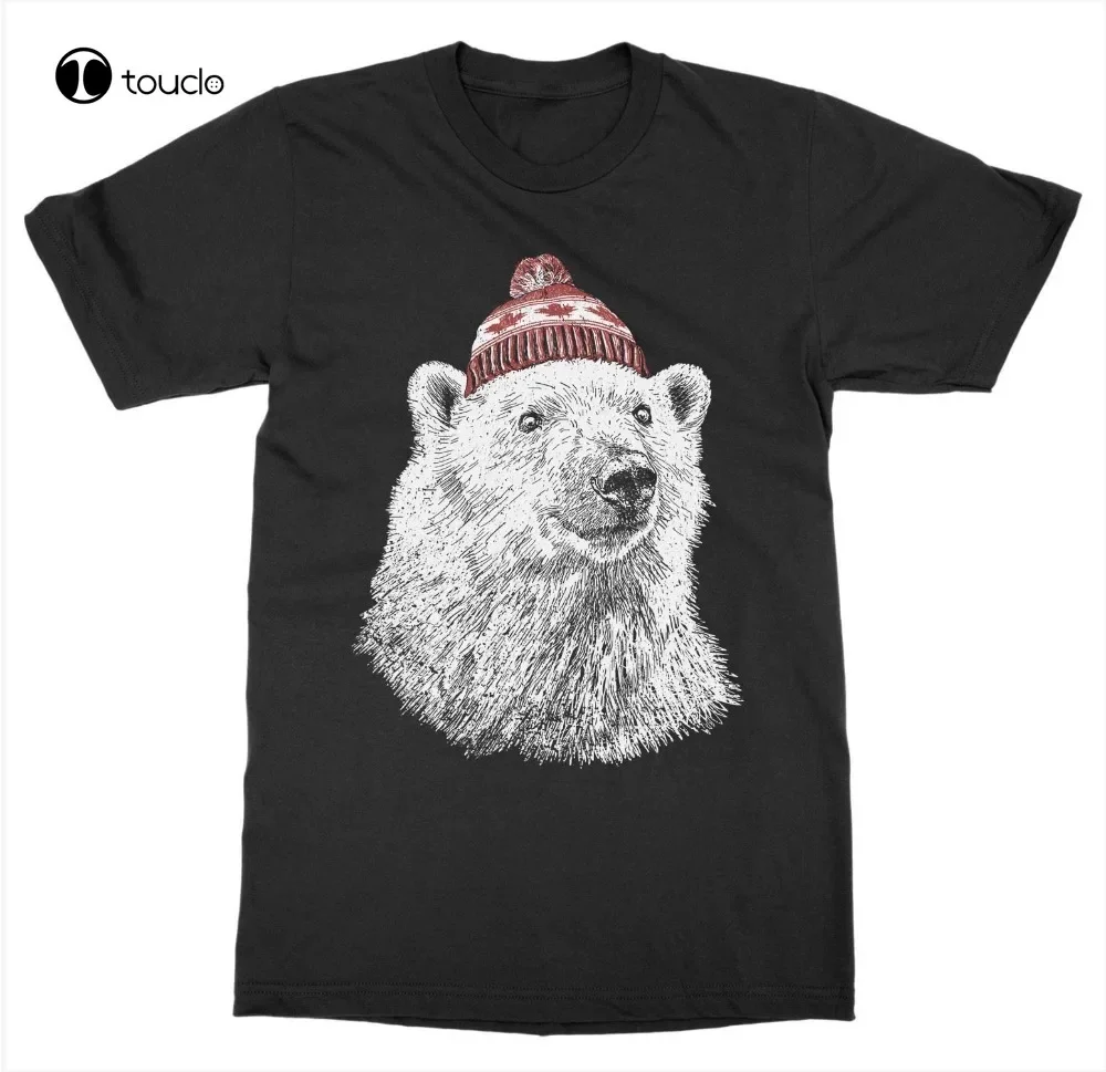 Hot Sale Men T Shirt Fashion Canadian Polar Bear T-Shirt Canada Day True North Moose Maple Leaf Beaver Eh Summer O-Neck Tops