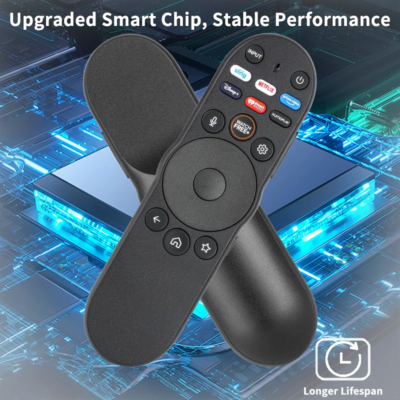 XRT270 For Vizio Voice Remote Control Replacement With NETFLIX PrimeVideo Buttons Compatible with Vizio Smart TV Smartcast 4K P-