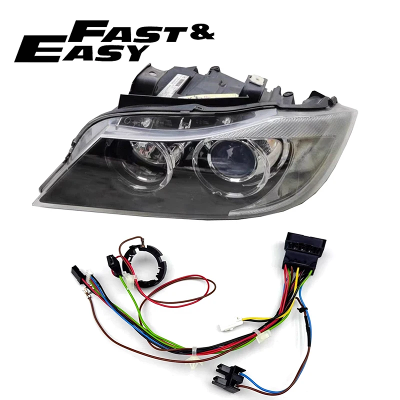 

Suitable for 2005-2008 BMW 3 Series E90 320 325 330 xenon headlight wiring harness plug wire group internal non AFS