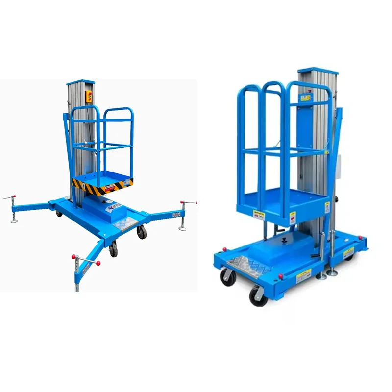 

Aluminum Alloy Electric Hydraulic Lift Table Mobile Small Aerial Work Platform 4M 6M 8M 12M for Construction Warehouse