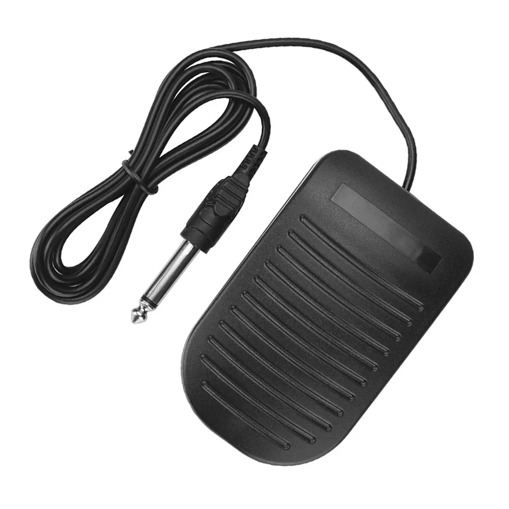 Tattoo Foot Pedal Nonslip Zinc Alloy Plastic Ergonomic Design 1.4 Meter Cord Plug Replacement Foot Pedal for Tattooing